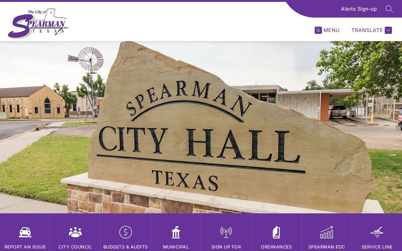 Spearman criminal records City Hall official homepage